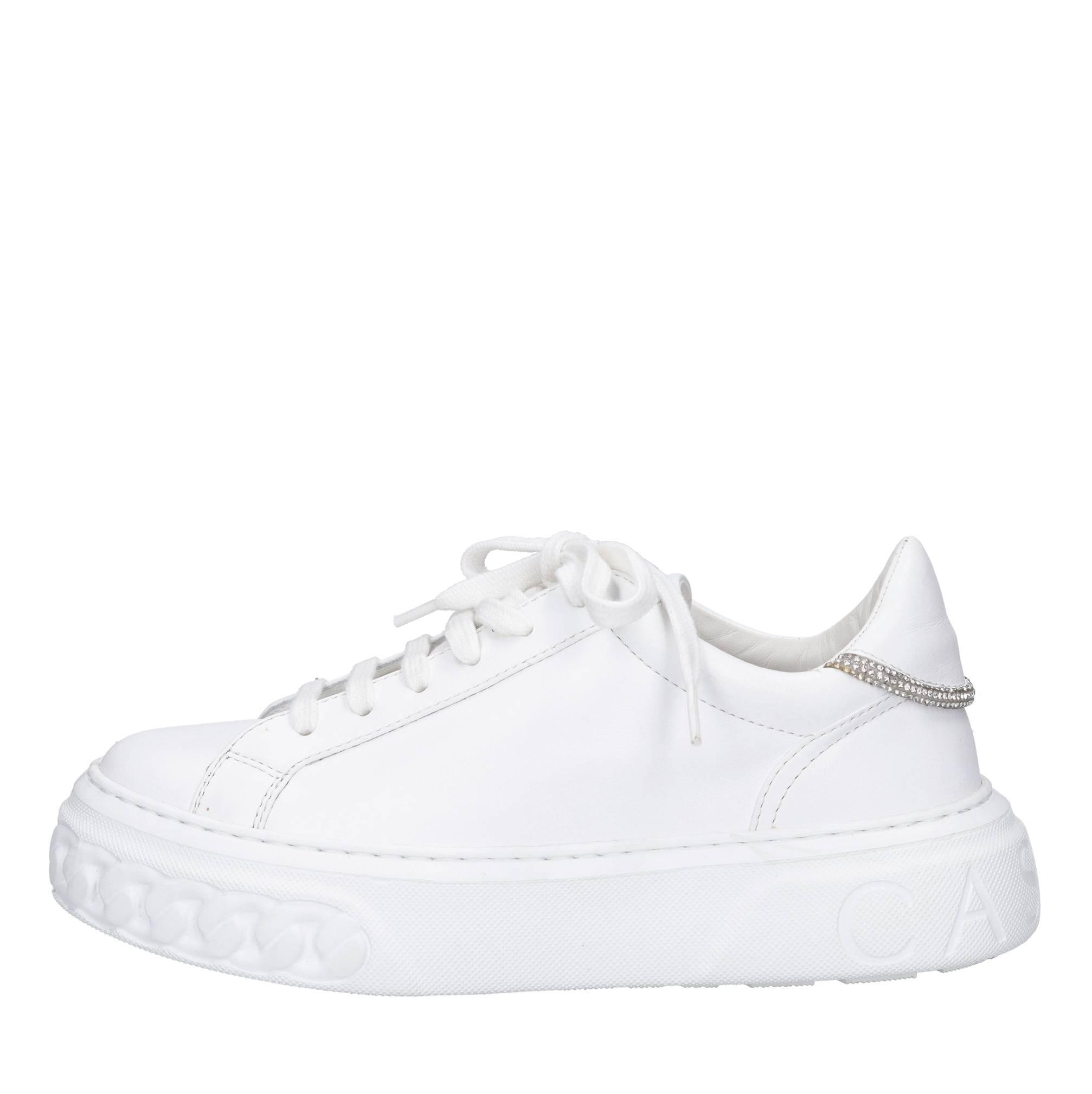 CASADEI Sneakers White In Bianco Chiari E Naturali Product Image