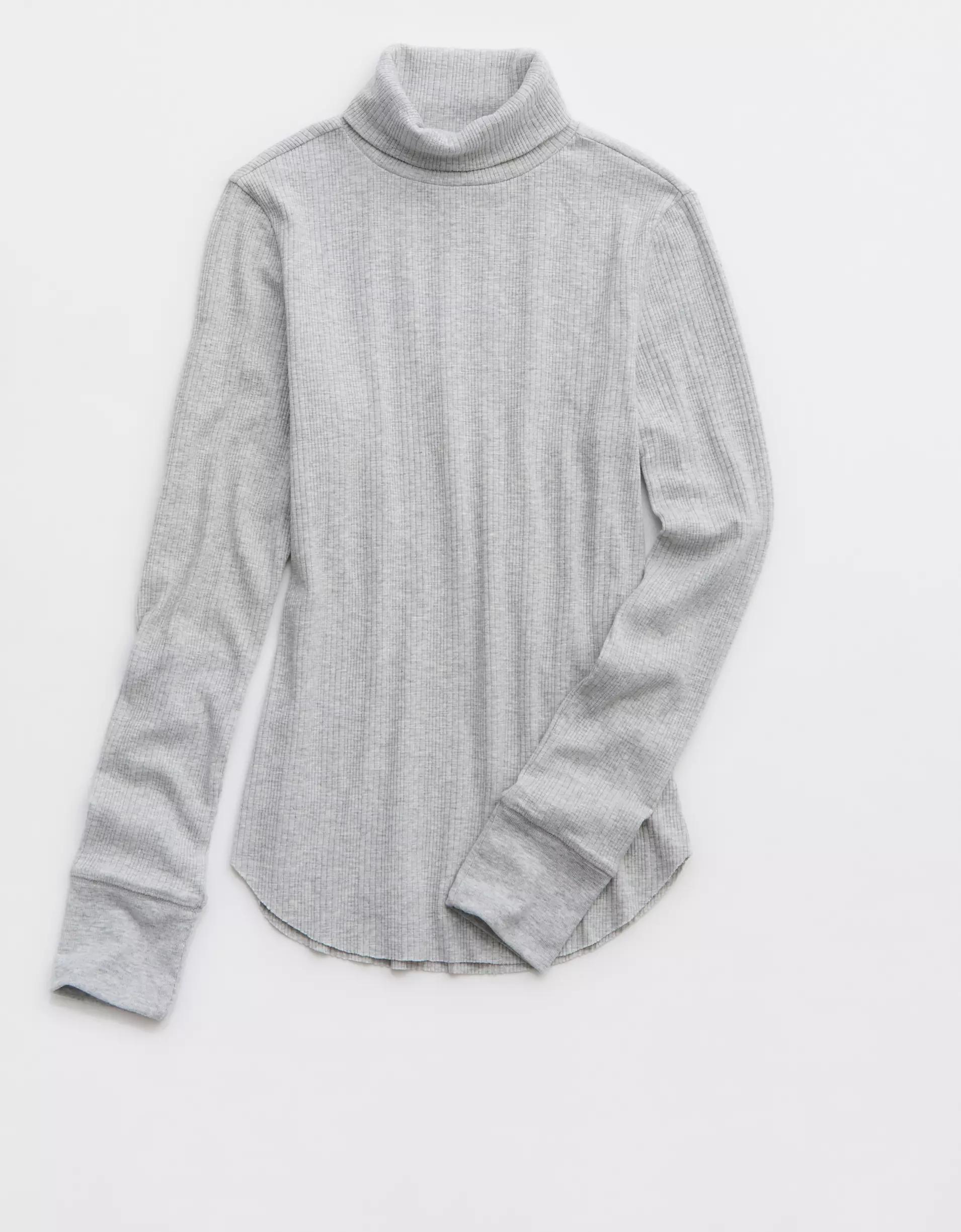 Aerie Essential Turtleneck Layering T-Shirt Product Image