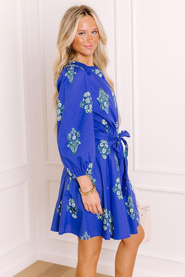 Vineyard Charm Floral Mini Dress Product Image