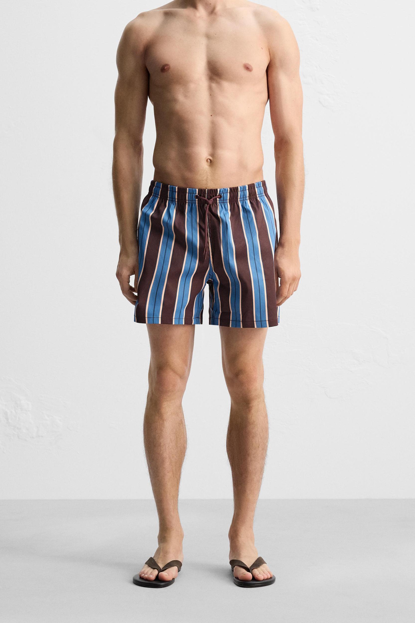 REGULAR STRIPE SWIMSUIT Product Image