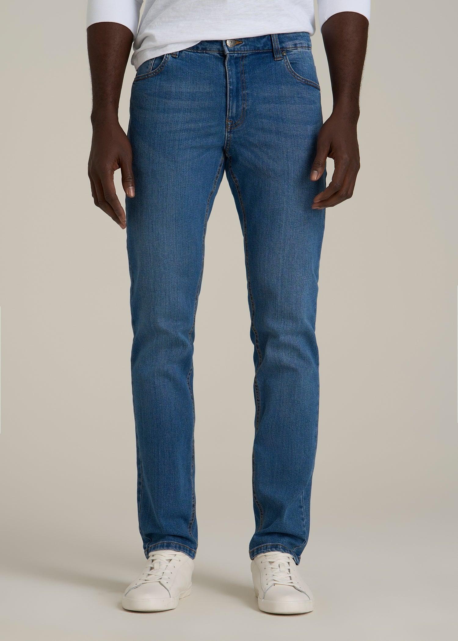 Carman TAPERED Jeans for Tall Men in Classic Mid Blue Male Product Image