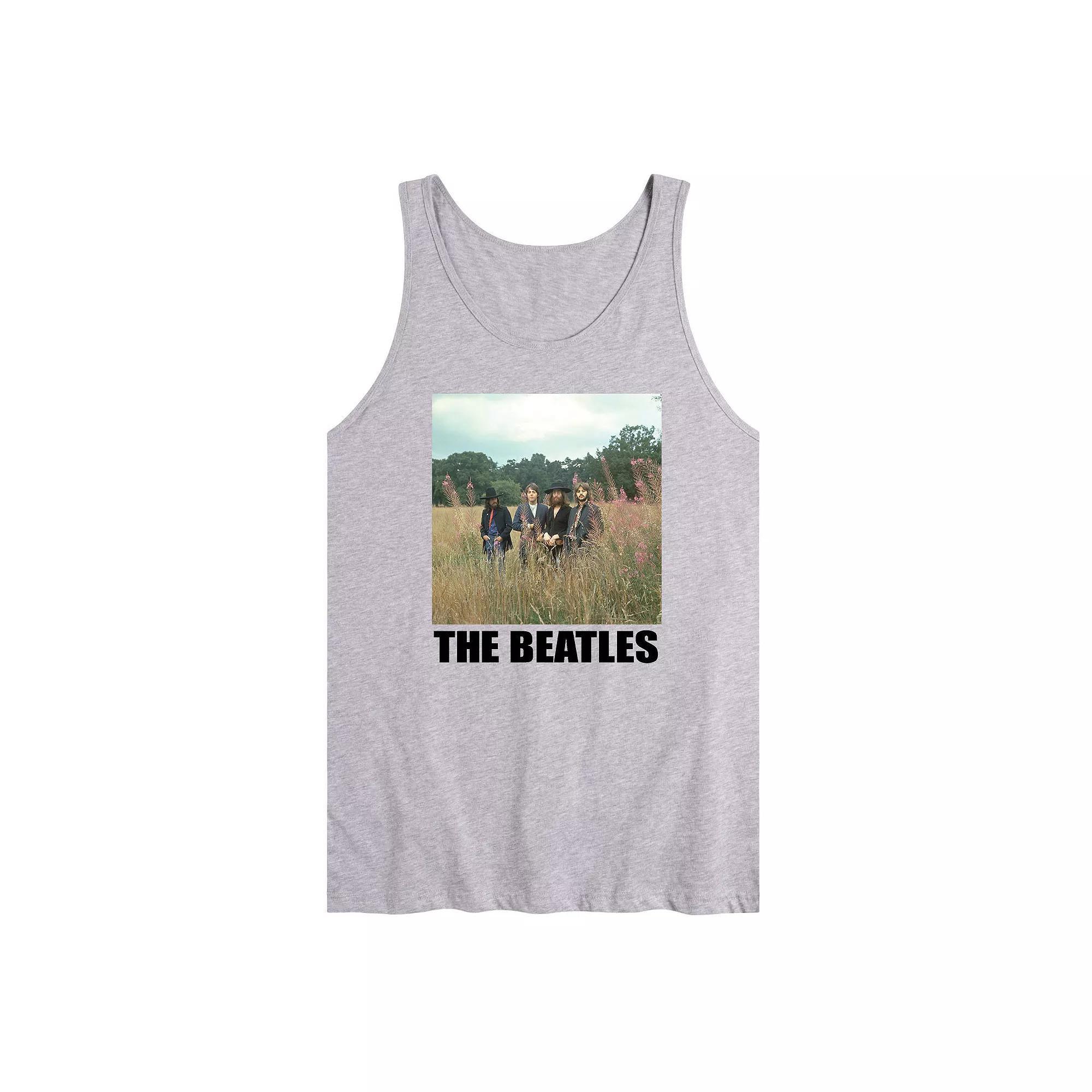 Men's The Beatles Field Tank, Size: Small, Gray Product Image