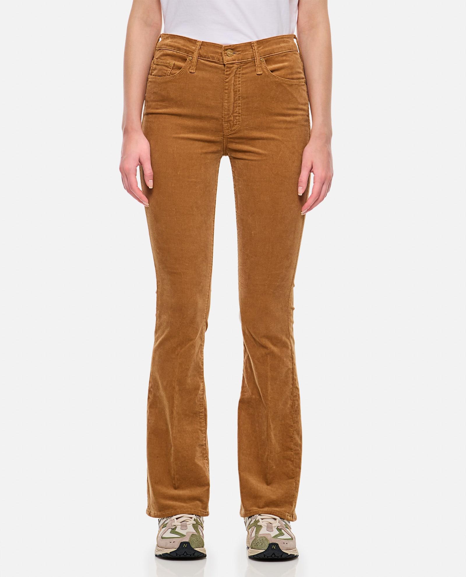 MOTHER The Weekender Denim Pants In Brown Product Image