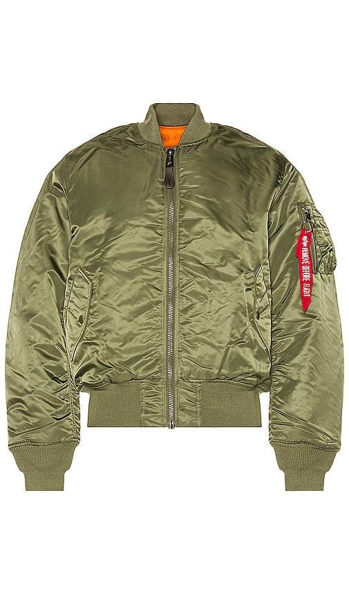 ALPHA INDUSTRIES MA-1 Bomber Jacket in Green Product Image