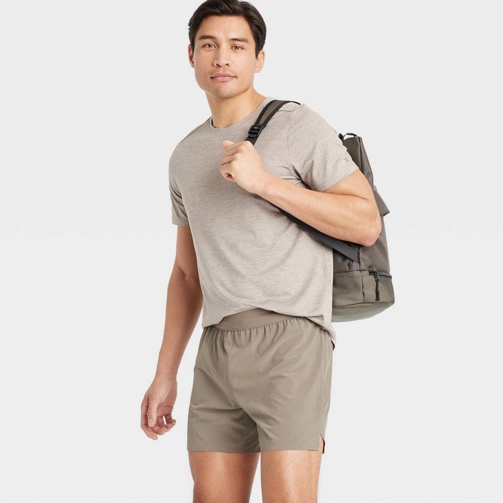 Mens Run Shorts 5 - All In Motion Brown Product Image