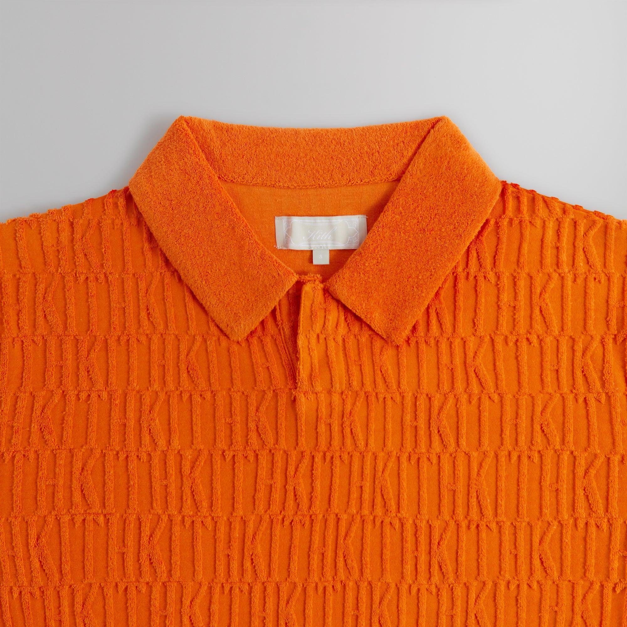 Kith Monogram Leo Terry Polo - Clementine Male Product Image