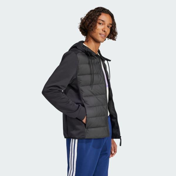 Essentials Hybrid Down Hooded Jacket Product Image