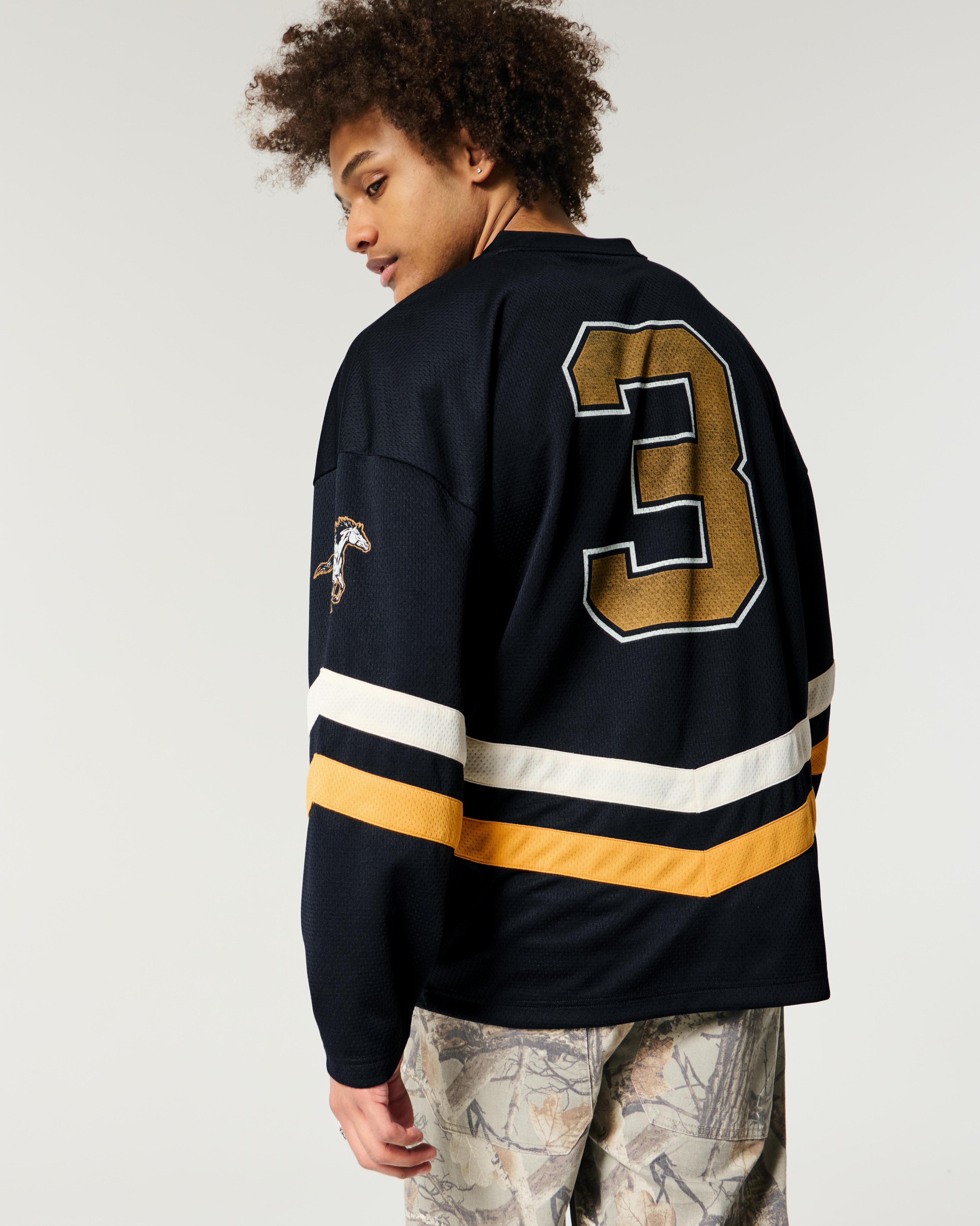 Baggy Westside Mustangs Graphic Hockey Jersey Product Image