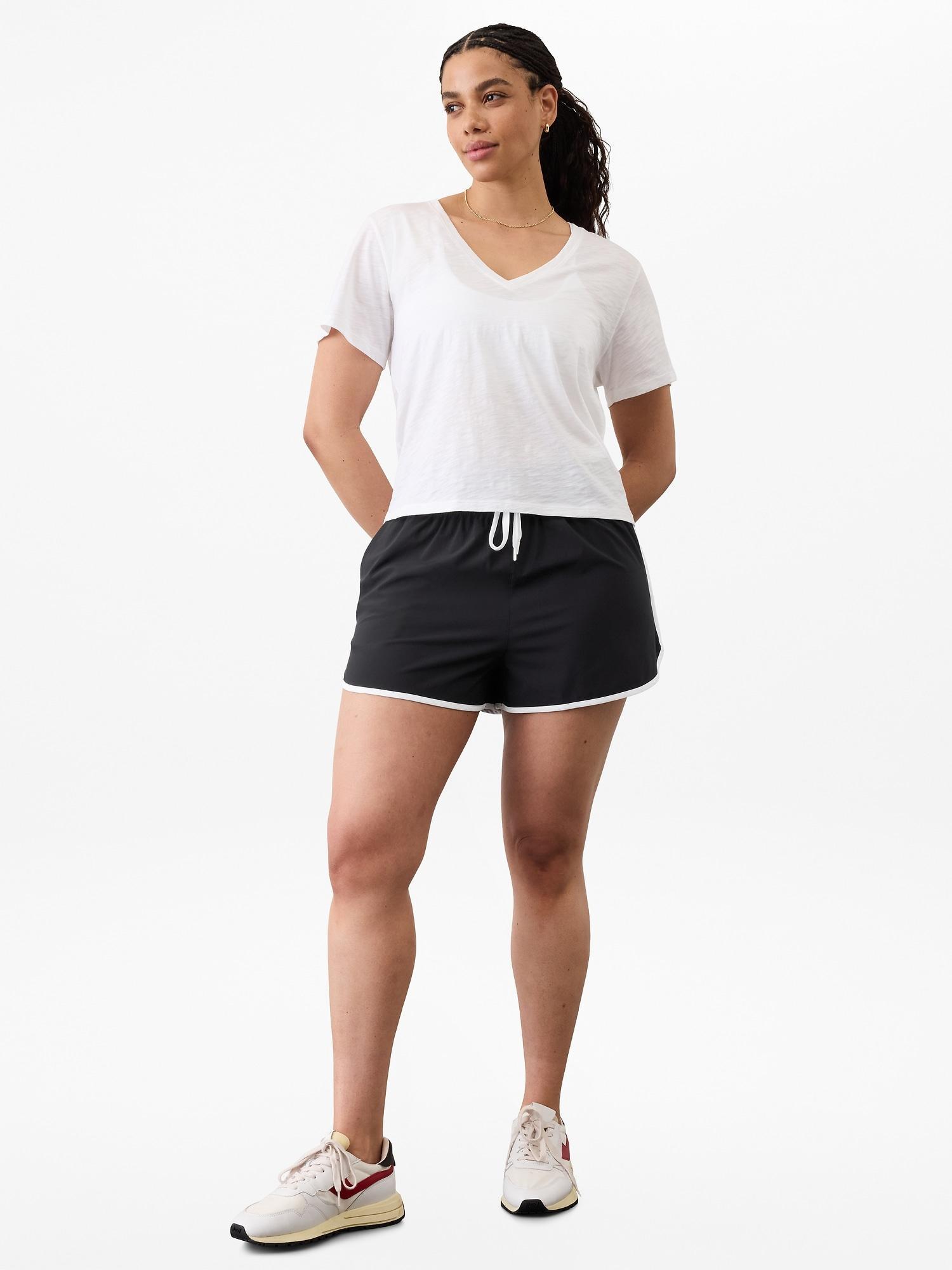 Essential Slub V-Neck Tee Product Image