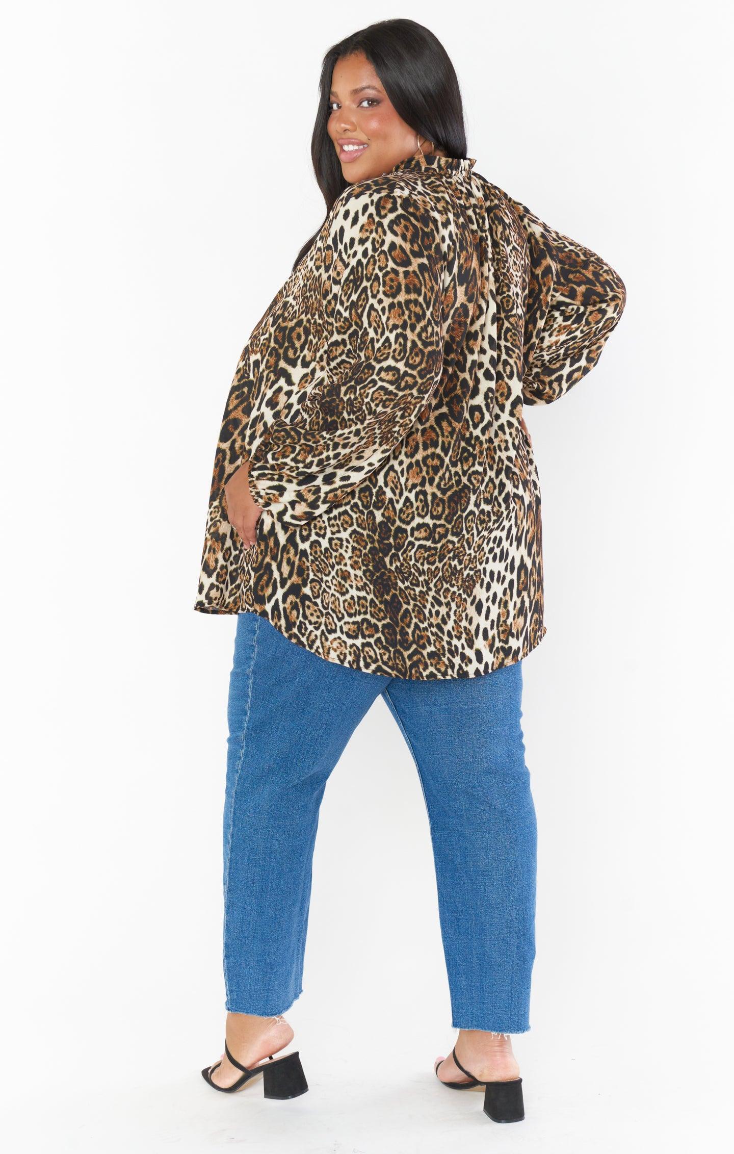 Alicia Tunic ~ Tiramisu Cheetah Product Image