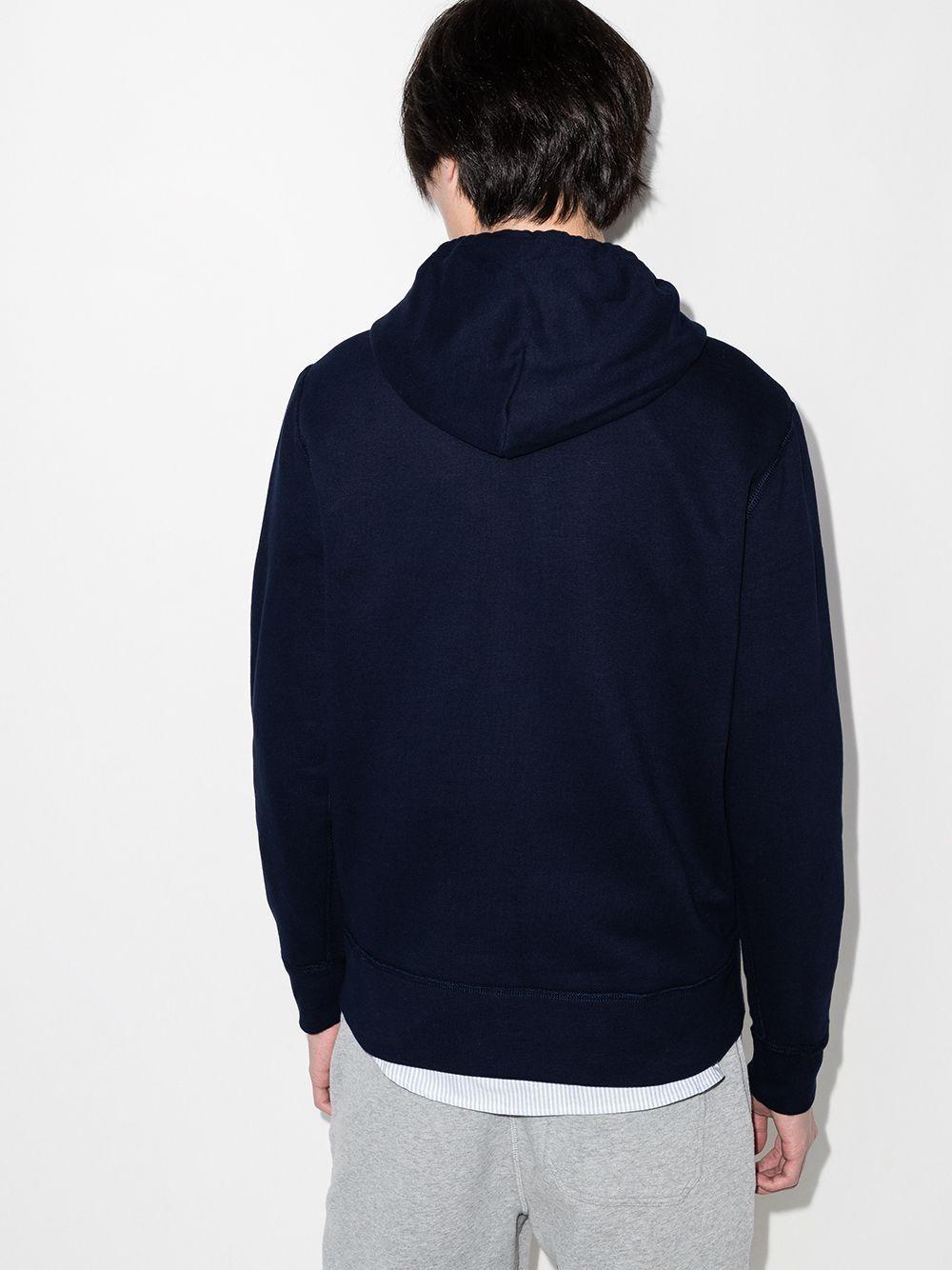 embroidered-logo hoodie Product Image