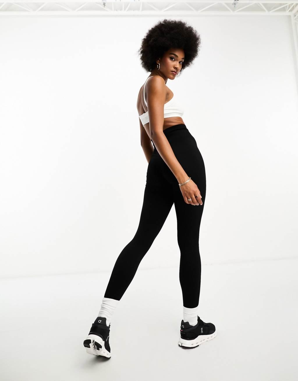 ASOS 4505 Icon seamless ribbed gym leggings Product Image