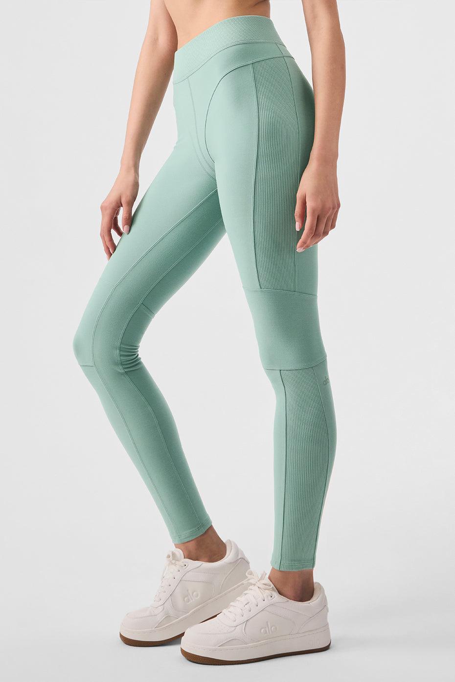 Alosoft High-Waist Head Start Legging - Botanical Green Product Image