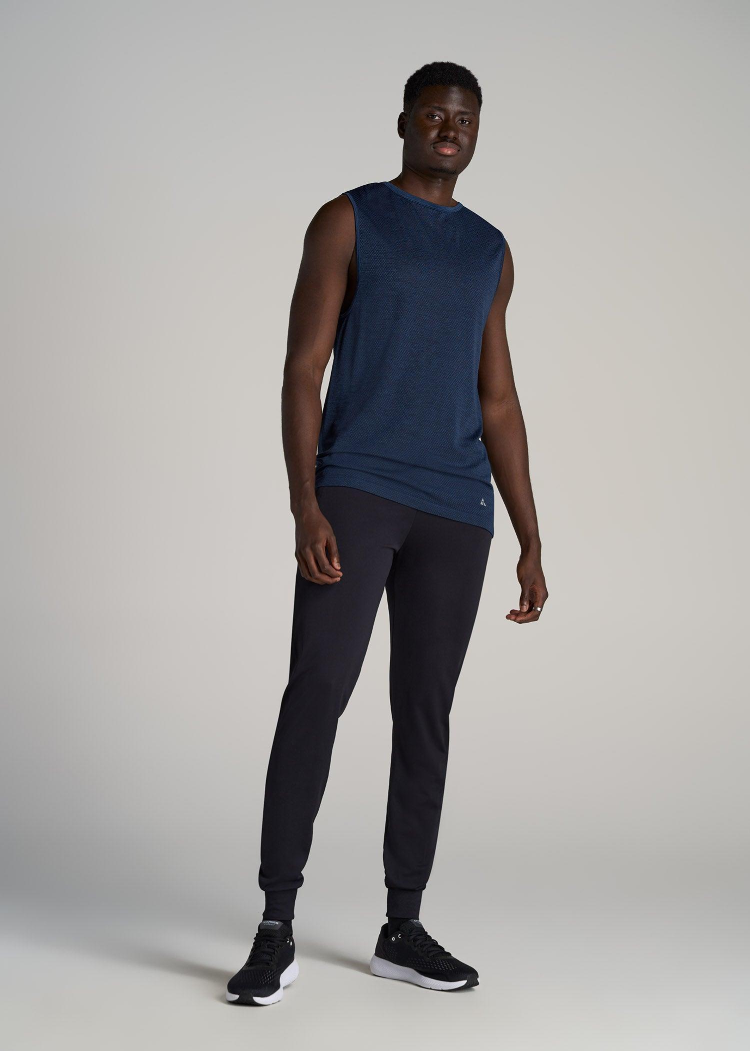 A.T. Performance Engineered Joggers for Tall Men in Black Product Image