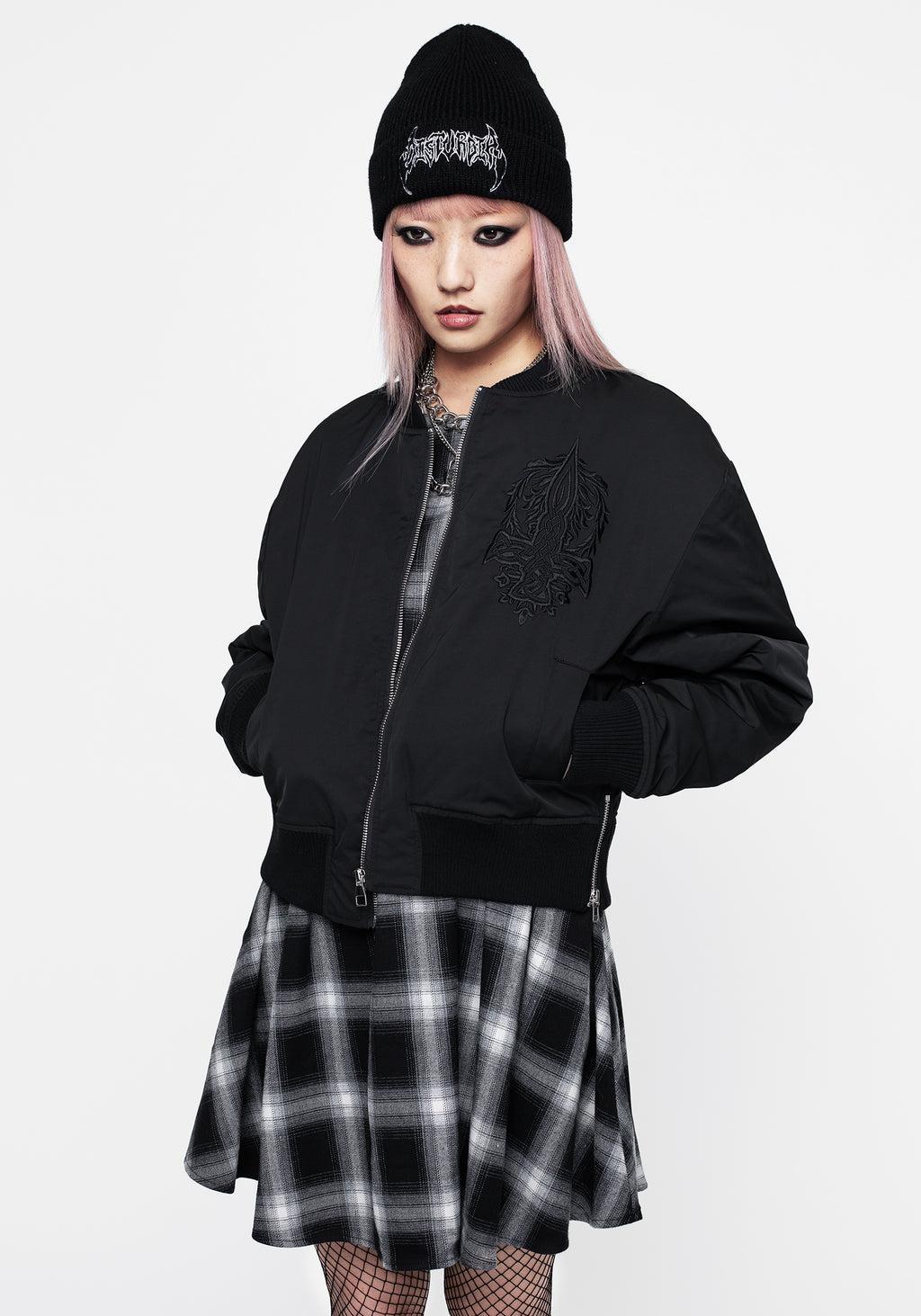 Daine Embroidered Bomber Jacket Product Image