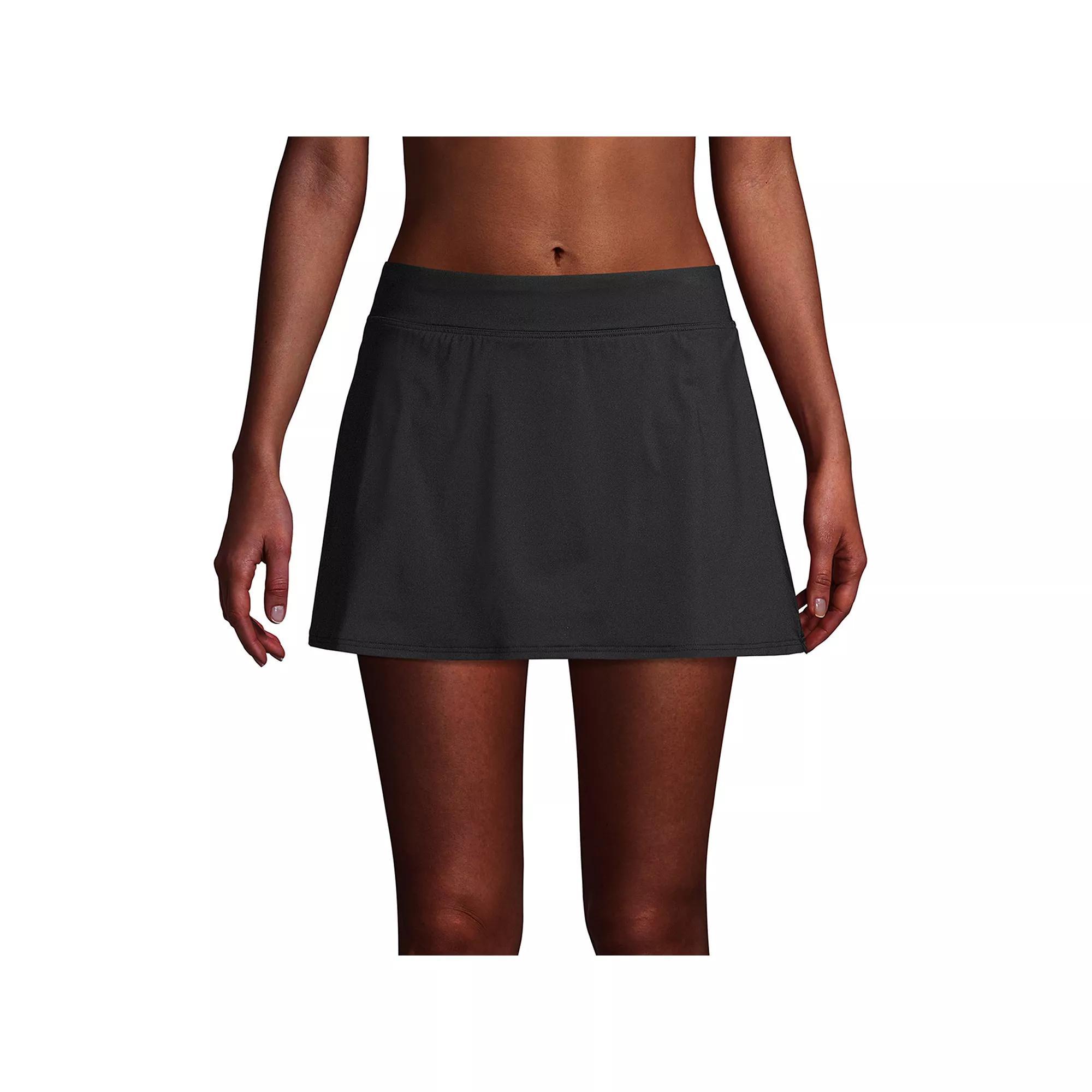 Petite Lands' End UPF 50 Tummy Control Swim Skirt, Women's,  Product Image