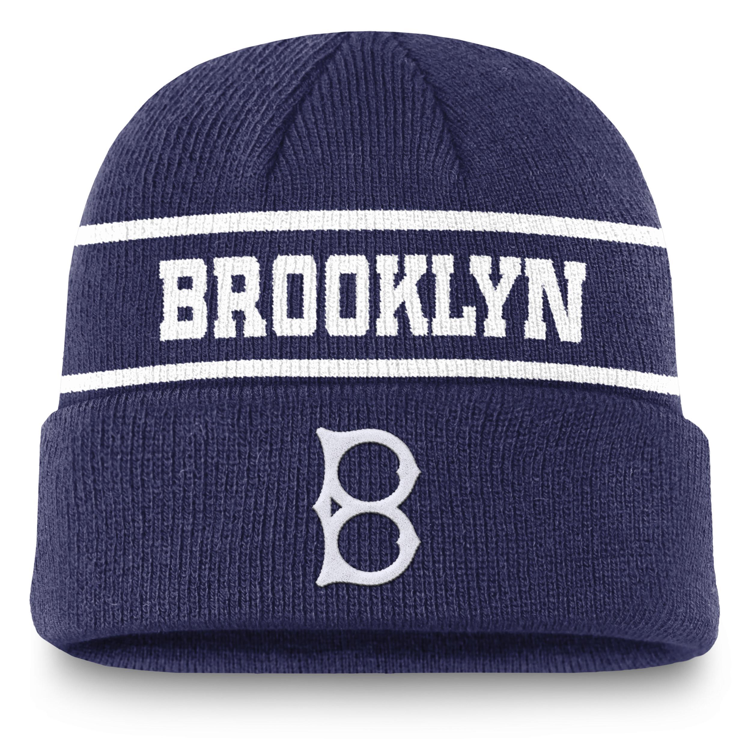 Brooklyn Dodgers Rewind Terra Nike Mens MLB Cuffed Beanie Product Image