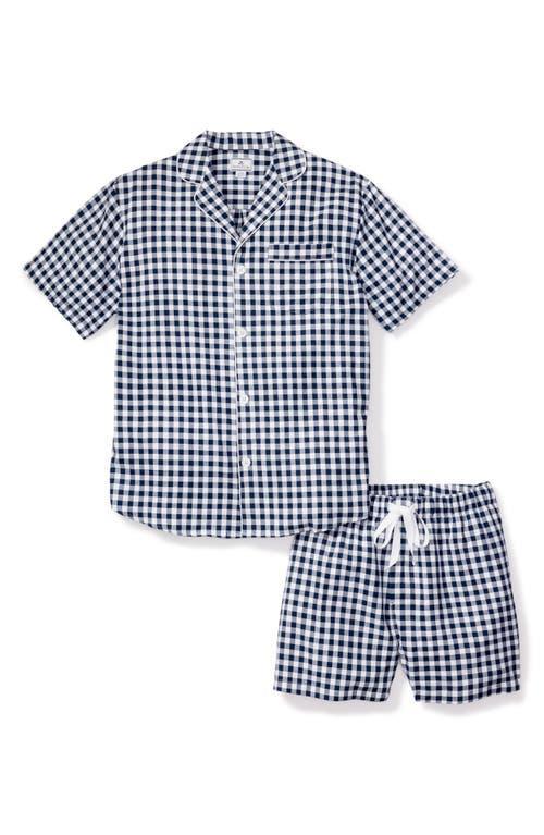 Mens Gingham Short Pajama Set Product Image