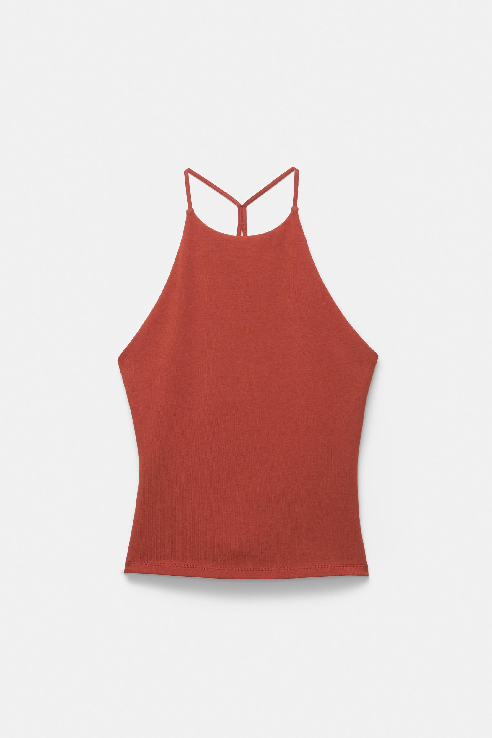 Halter top with straps at the back Product Image