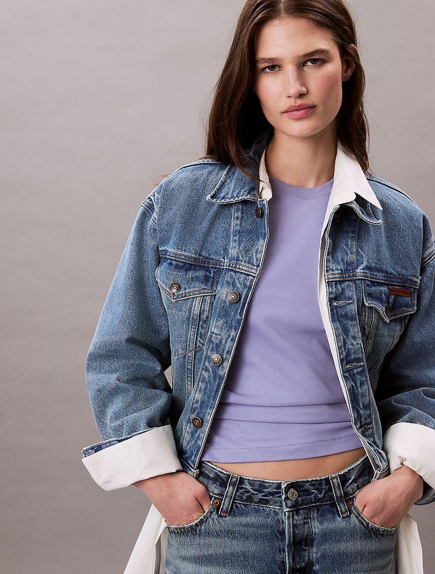 Cotton Stretch Ribbed Tank Top  Product Image