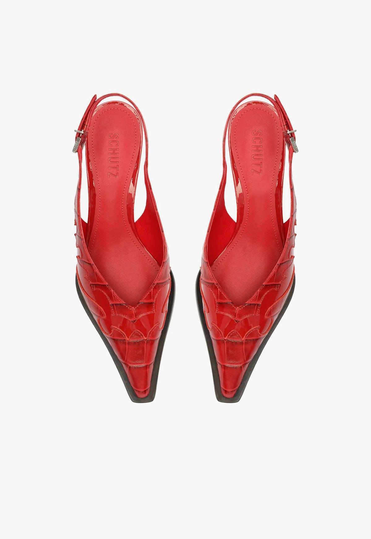 Daria Sling Patent Leather Pump Female Product Image