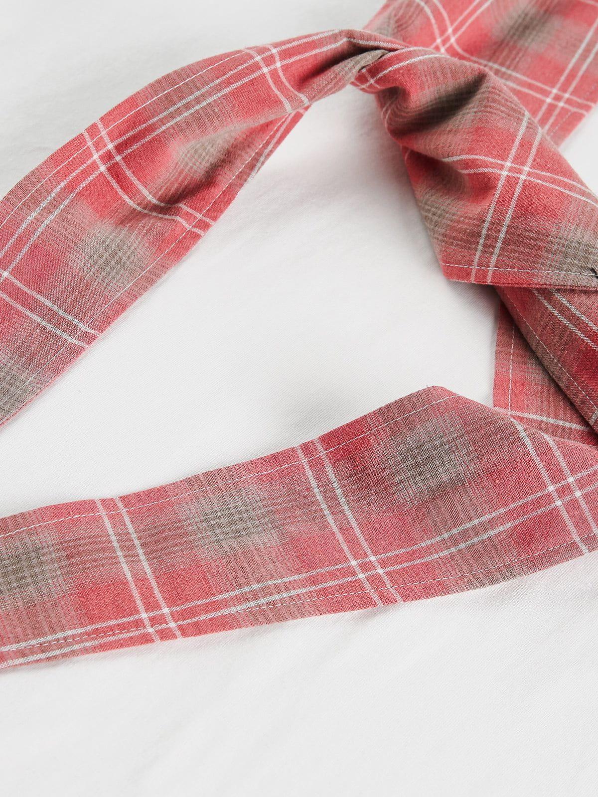 Aelfric Eden Plaid Patchwork Tee Product Image