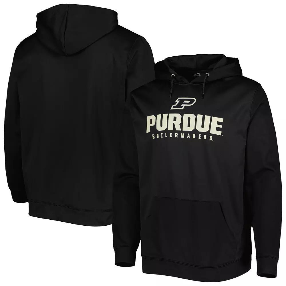Men's Colosseum Black Purdue Boilermakers Team Lantern Pullover Hoodie,  Product Image