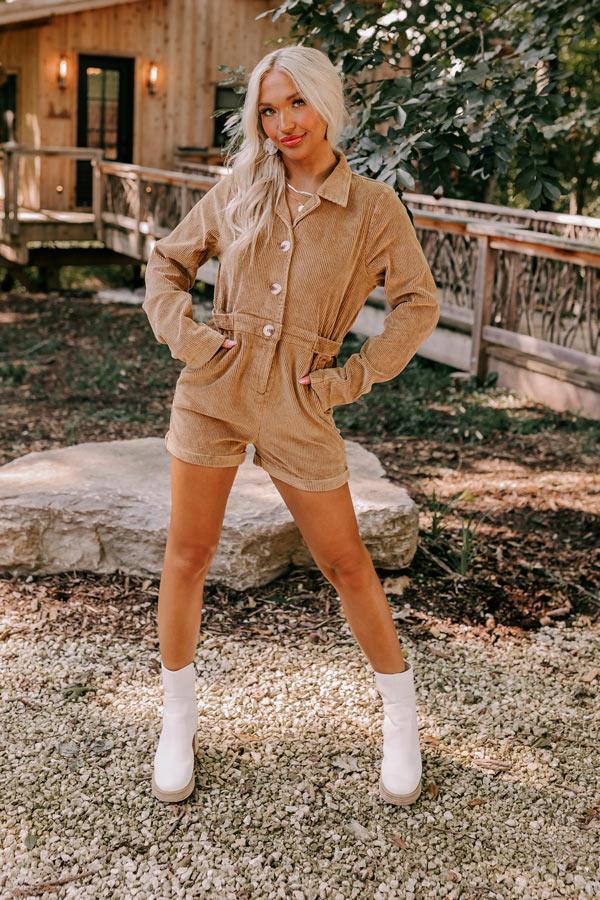 Dream On Corduroy Romper Product Image