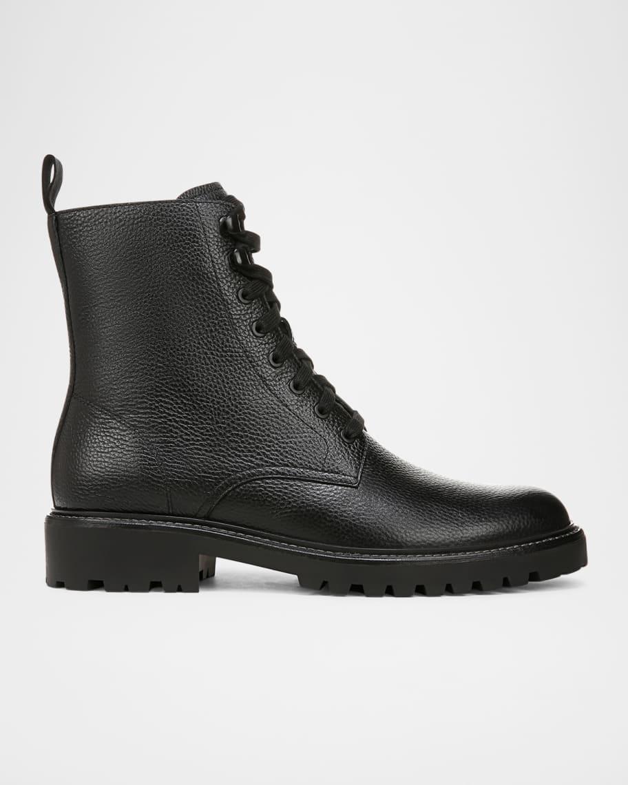 Vince Mens Dominic Lace Up Leather Boots Product Image