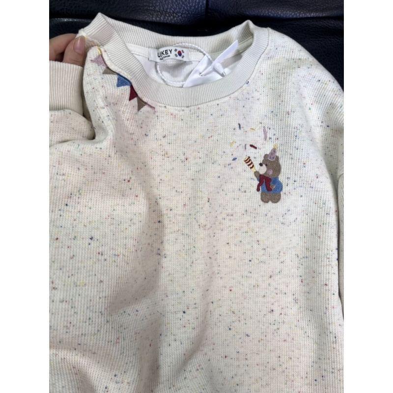 Crewneck Bear Print Pullover Product Image