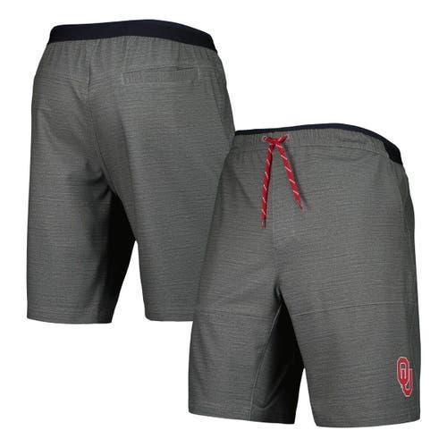 Mens Columbia Gray Oklahoma Sooners Twisted Creek Omni-Shield Shorts Product Image