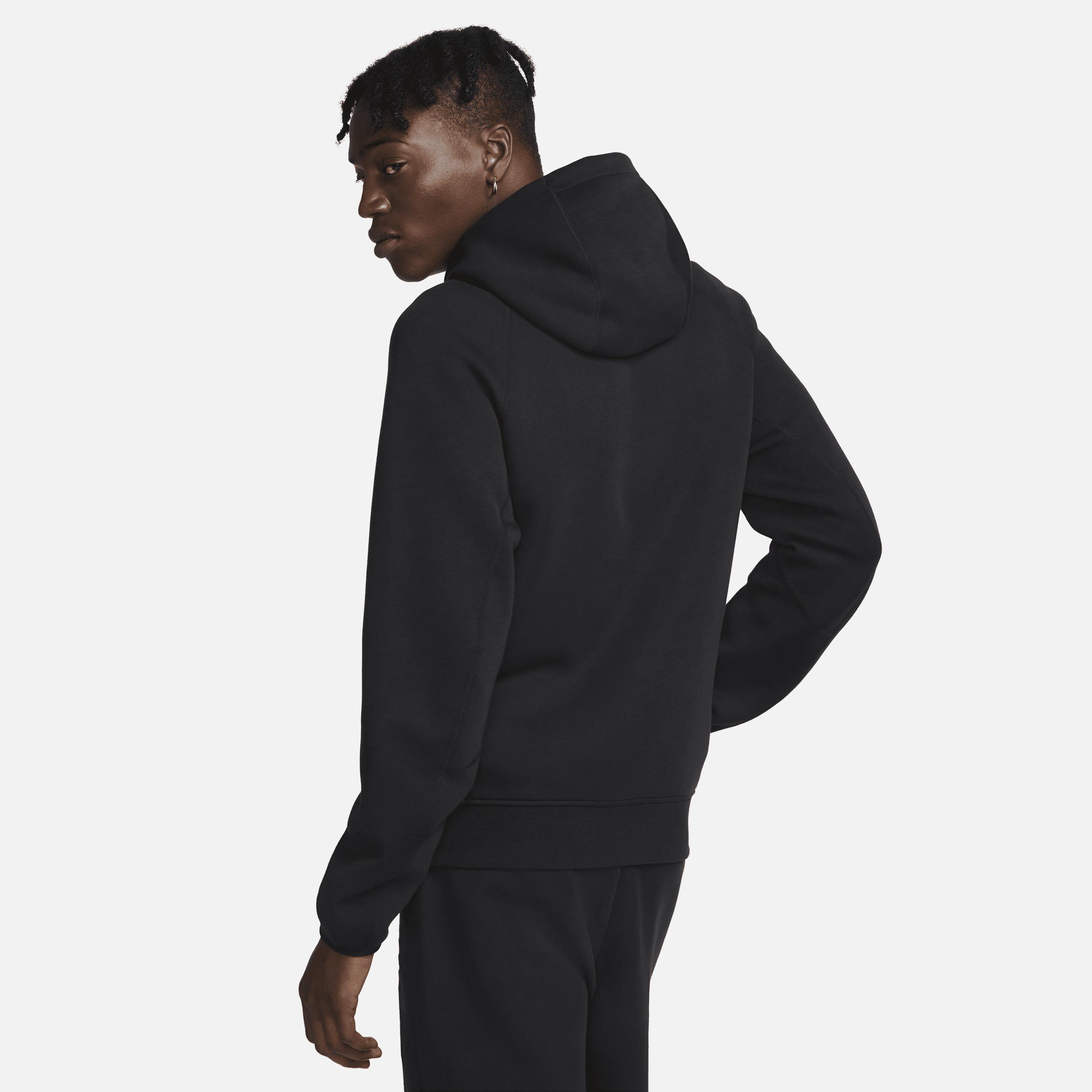 Mens Nike Sportswear Tech Fleece Pullover Hoodie | FB8016-010 Product Image