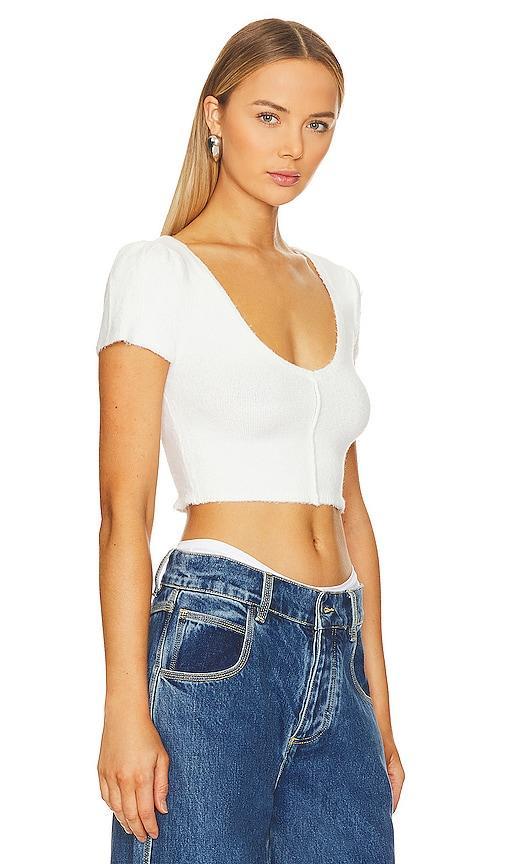 x Intimately FP Keep Me Warm Crop Top In Ivory Free People Product Image