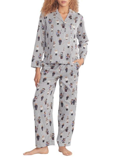 Bear Woven Pajama Set Product Image