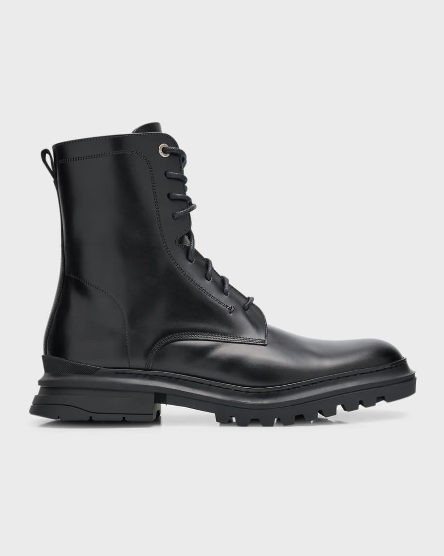 Mens Edmundo Weatherproof Leather Zip Combat Boots Product Image