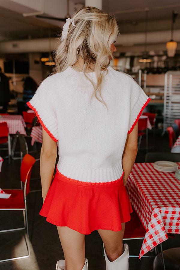 Love At First Sight Knit Sweater Top Product Image