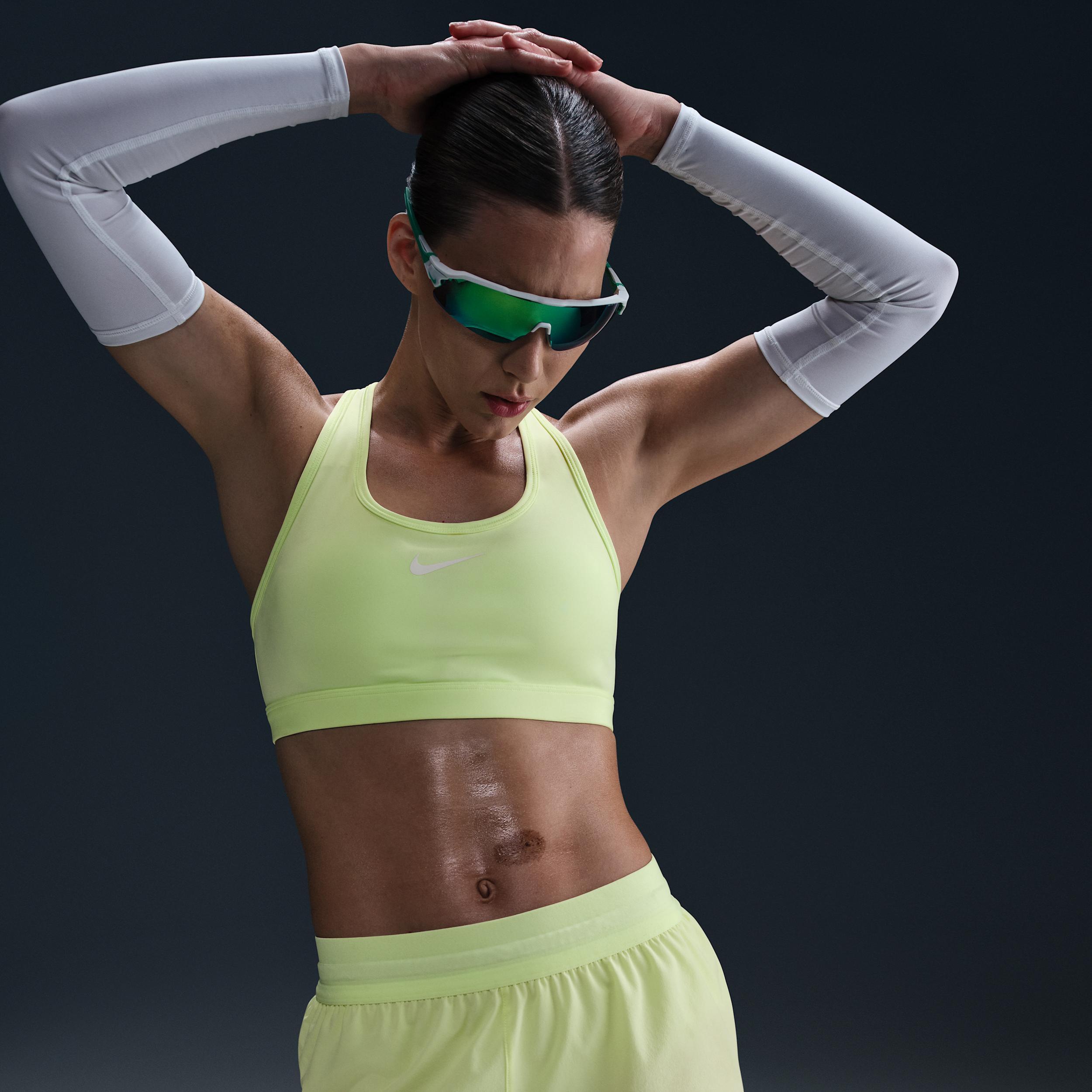 Nike Women's Swift Dri-FIT Mid-Rise 2.5" Brief-Lined Running Shorts Product Image