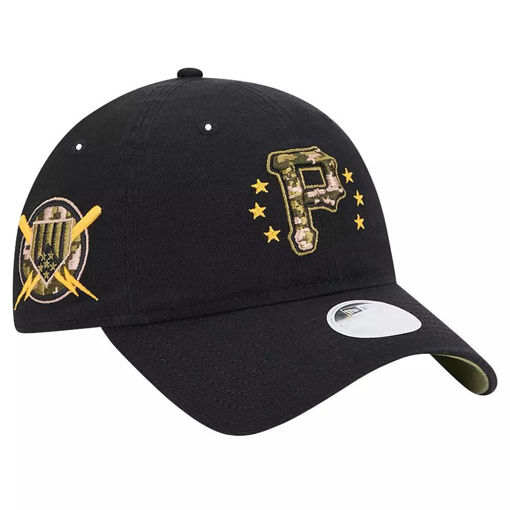 Women's New Era Black Pittsburgh Pirates 2024 Armed Forces Day 9TWENTY Adjustable Hat Product Image