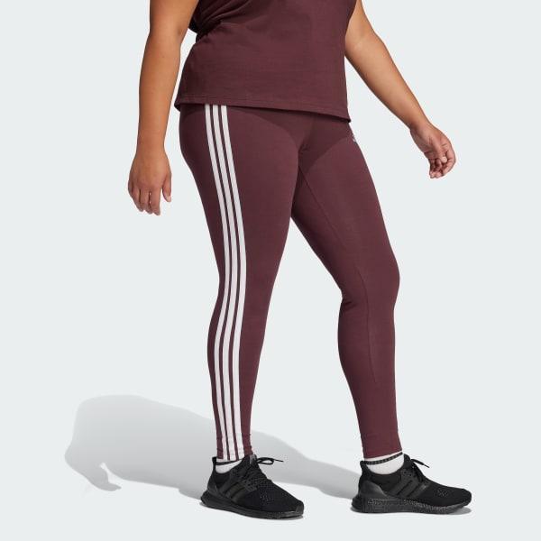 Essentials 3-Stripes Cotton Leggings (Plus Size) Product Image