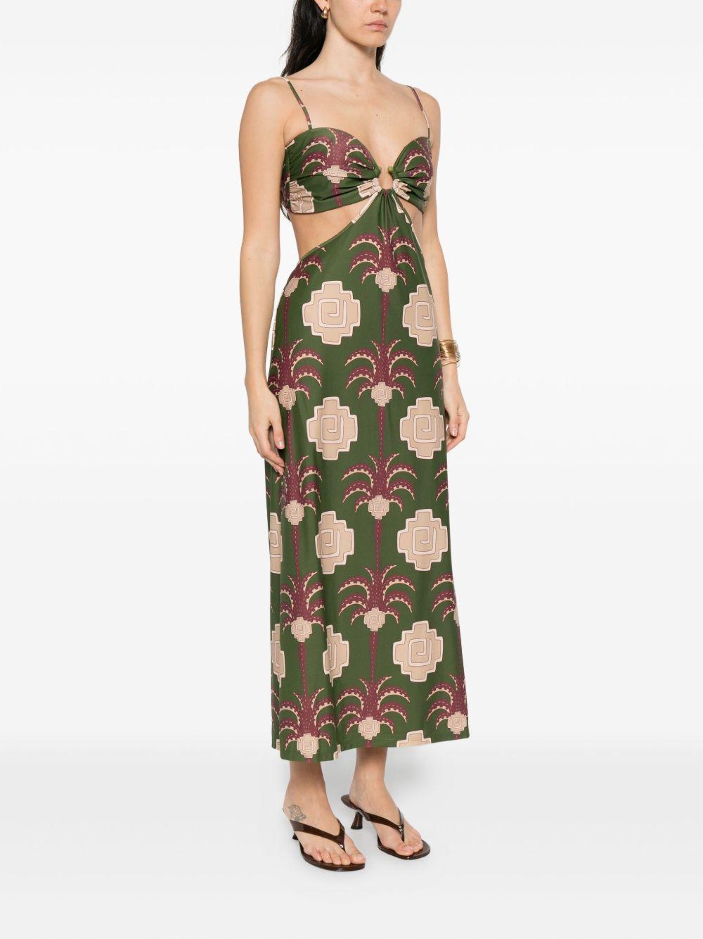 Jungle Geometry midi dress Product Image