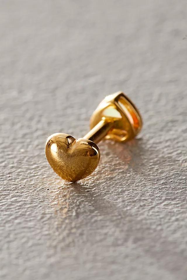 Pamela Love Bezel Heart Stud Earring Product Image