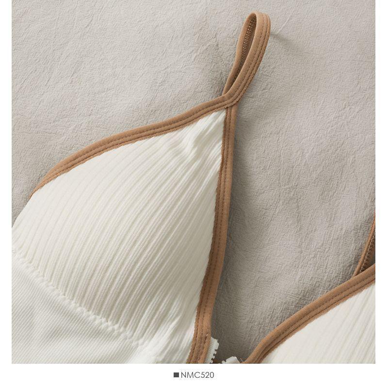 Contrast Trim Zip-Up Bustier Top Product Image