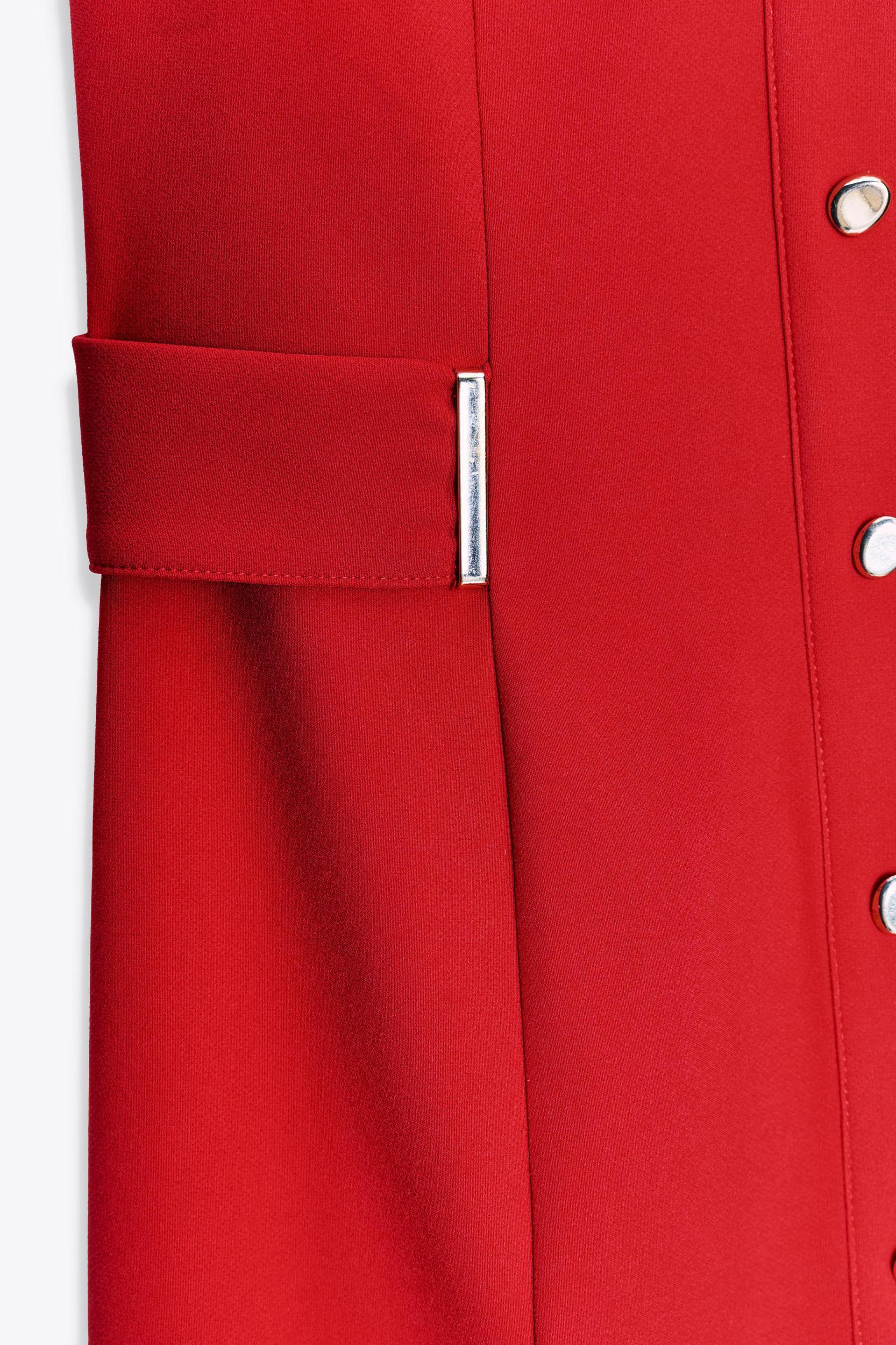 CREPE MIDI FITTED DRESS Product Image