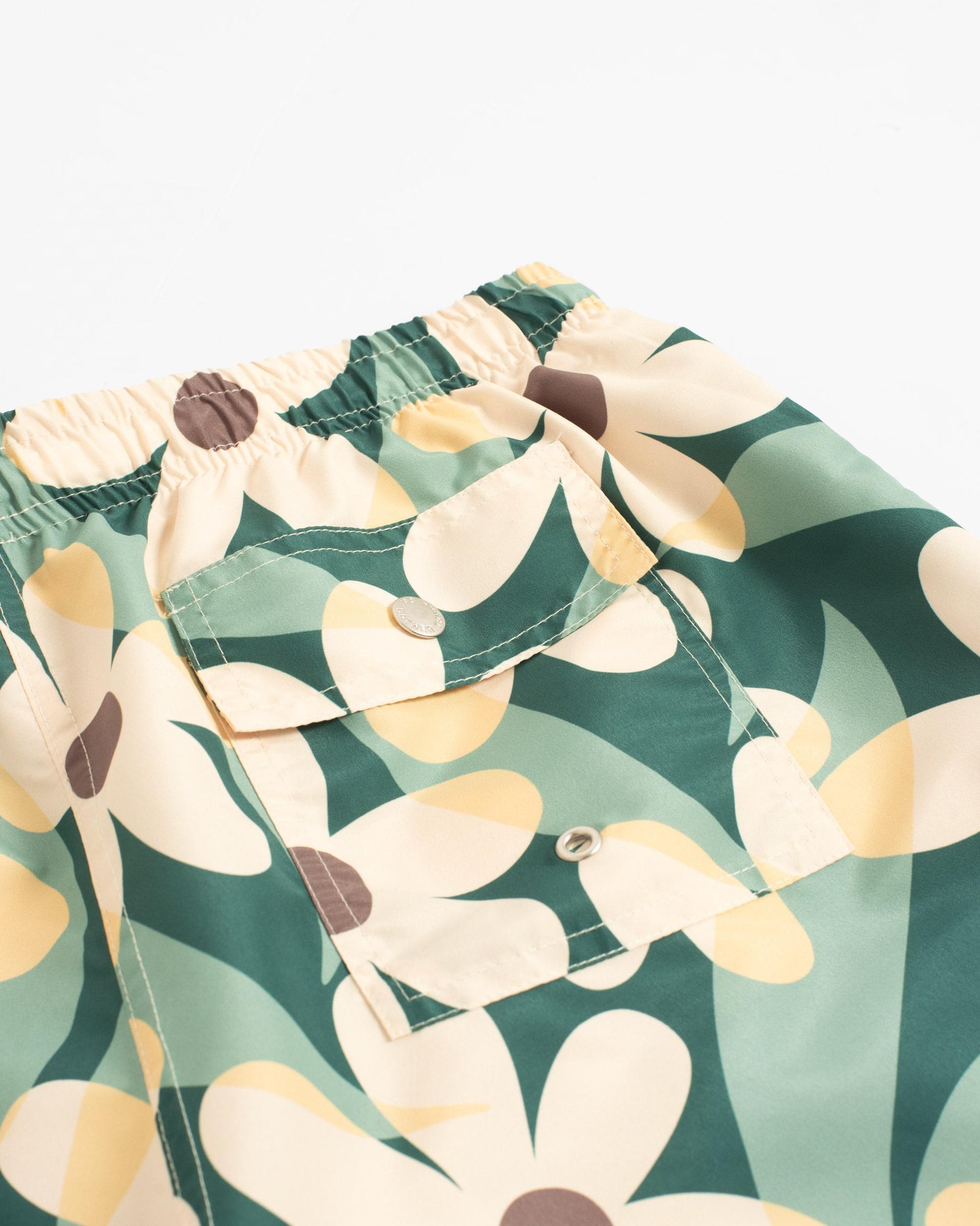 Tea Daisy Trip Swim Trunk Product Image