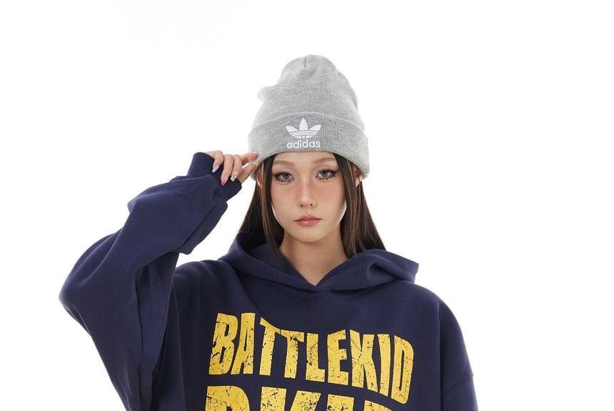 Lettering Oversized Hoodie Product Image