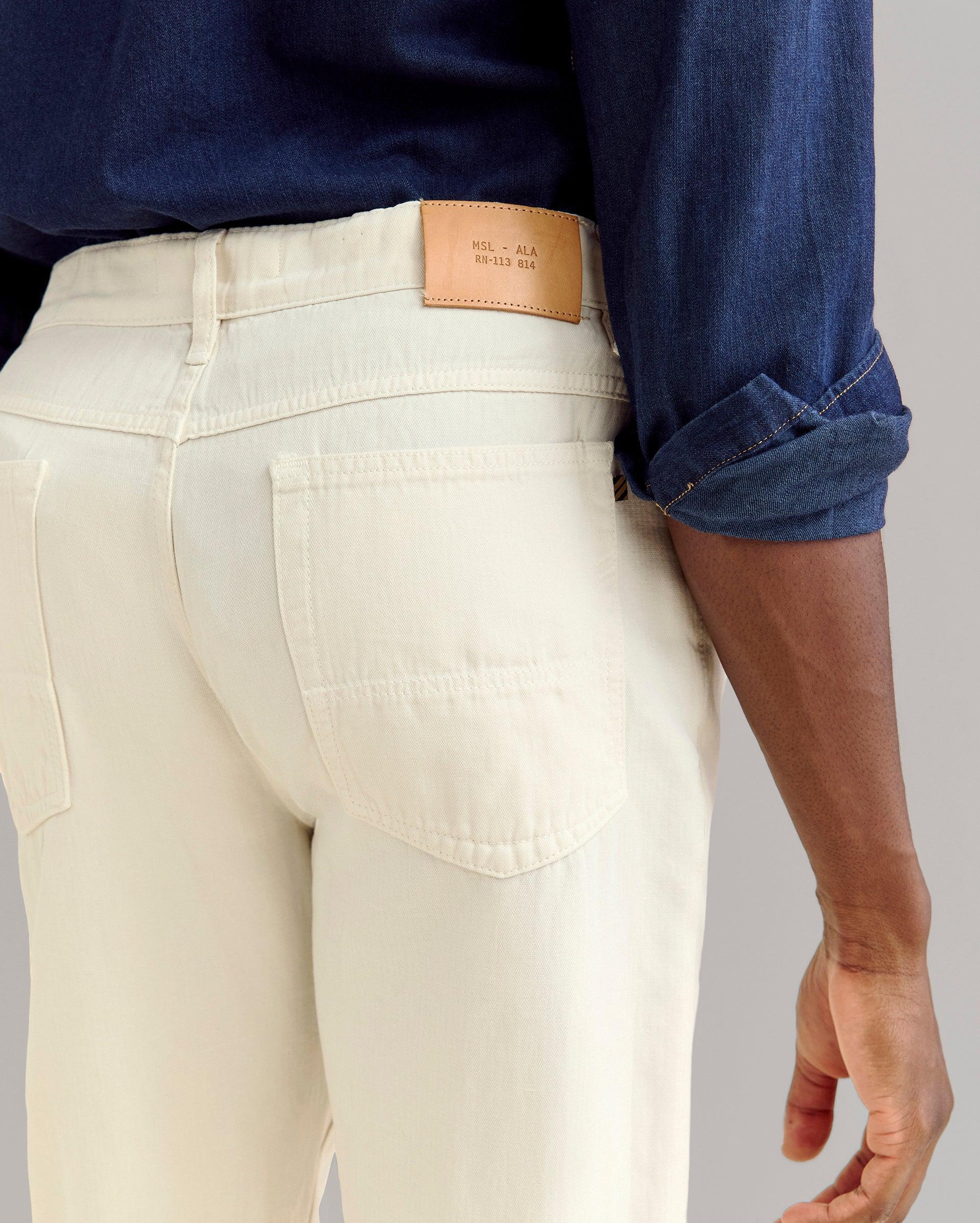 Cotton Linen 5 Pocket Pant -  Product Image