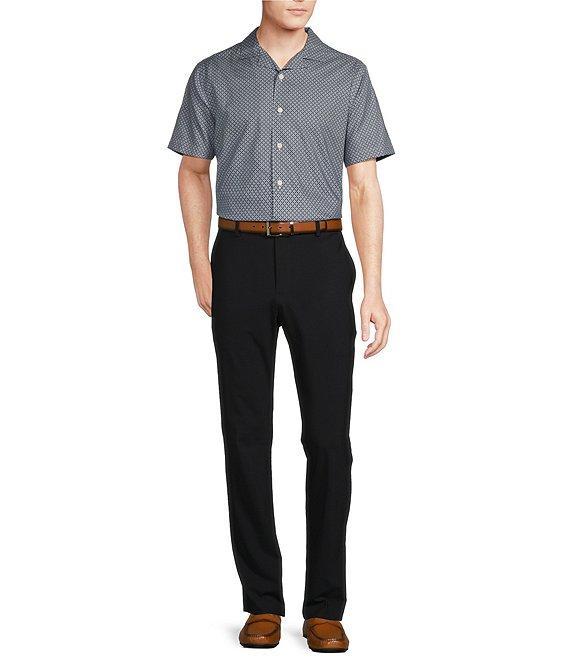 Daniel Cremieux Signature Label Tile Print Short Sleeve Woven Camp Shirt Product Image