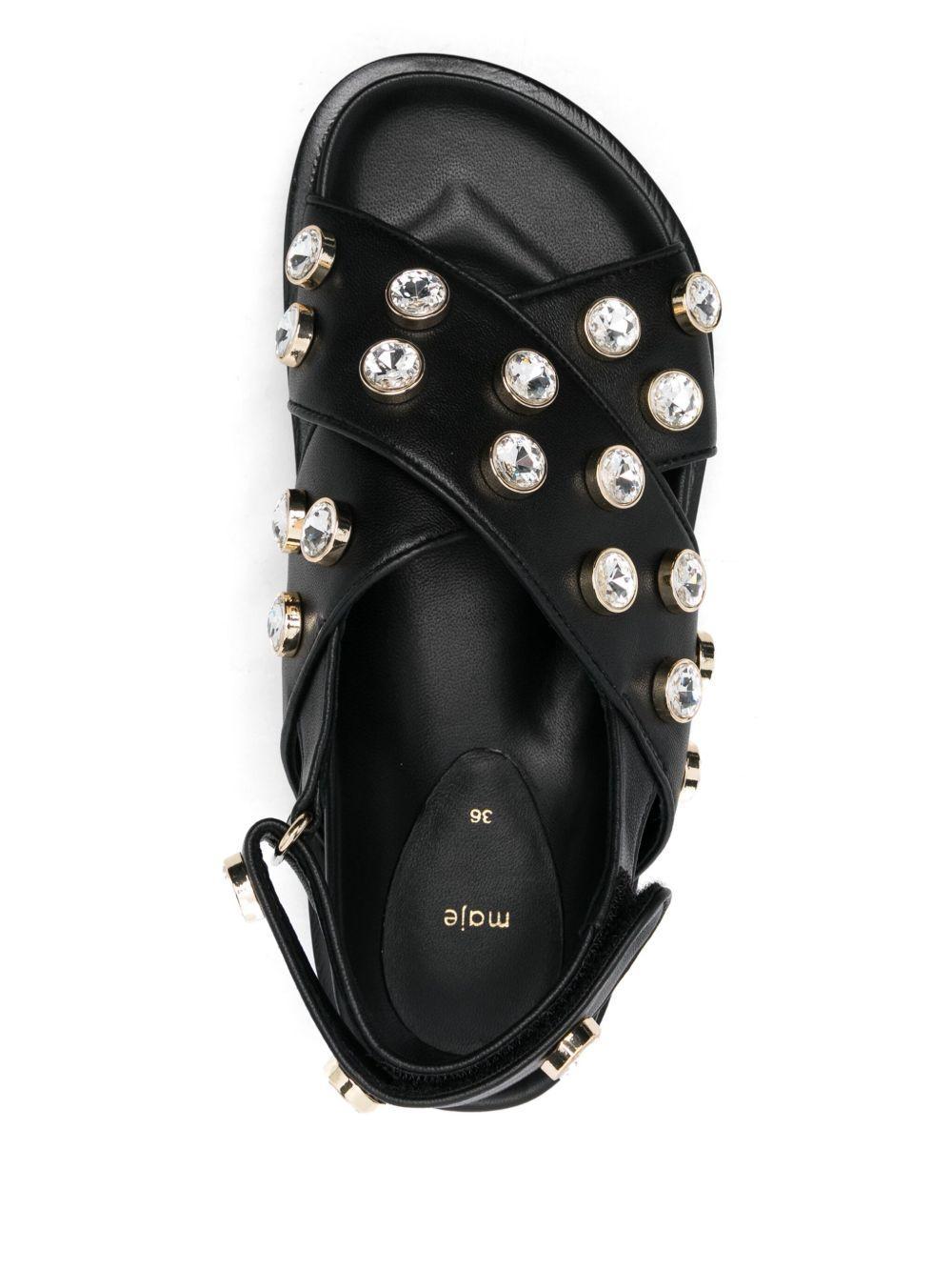 crystal-embellished sandals  Product Image