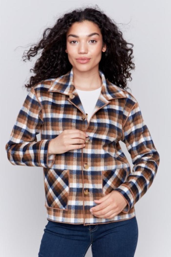 Reversible Plaid Jacket Product Image