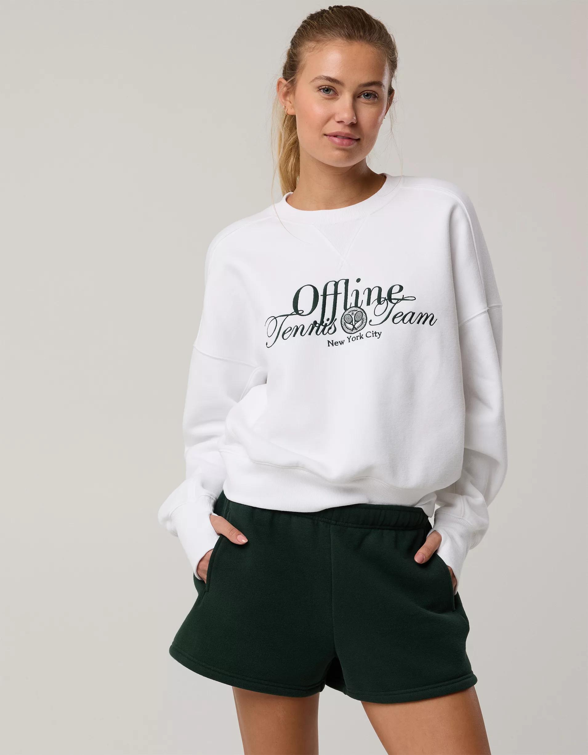 OFFLINE By Aerie Cloud Fleece Short Product Image